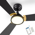SMAAIR 52 Inch Smart Wifi Ceiling Fans