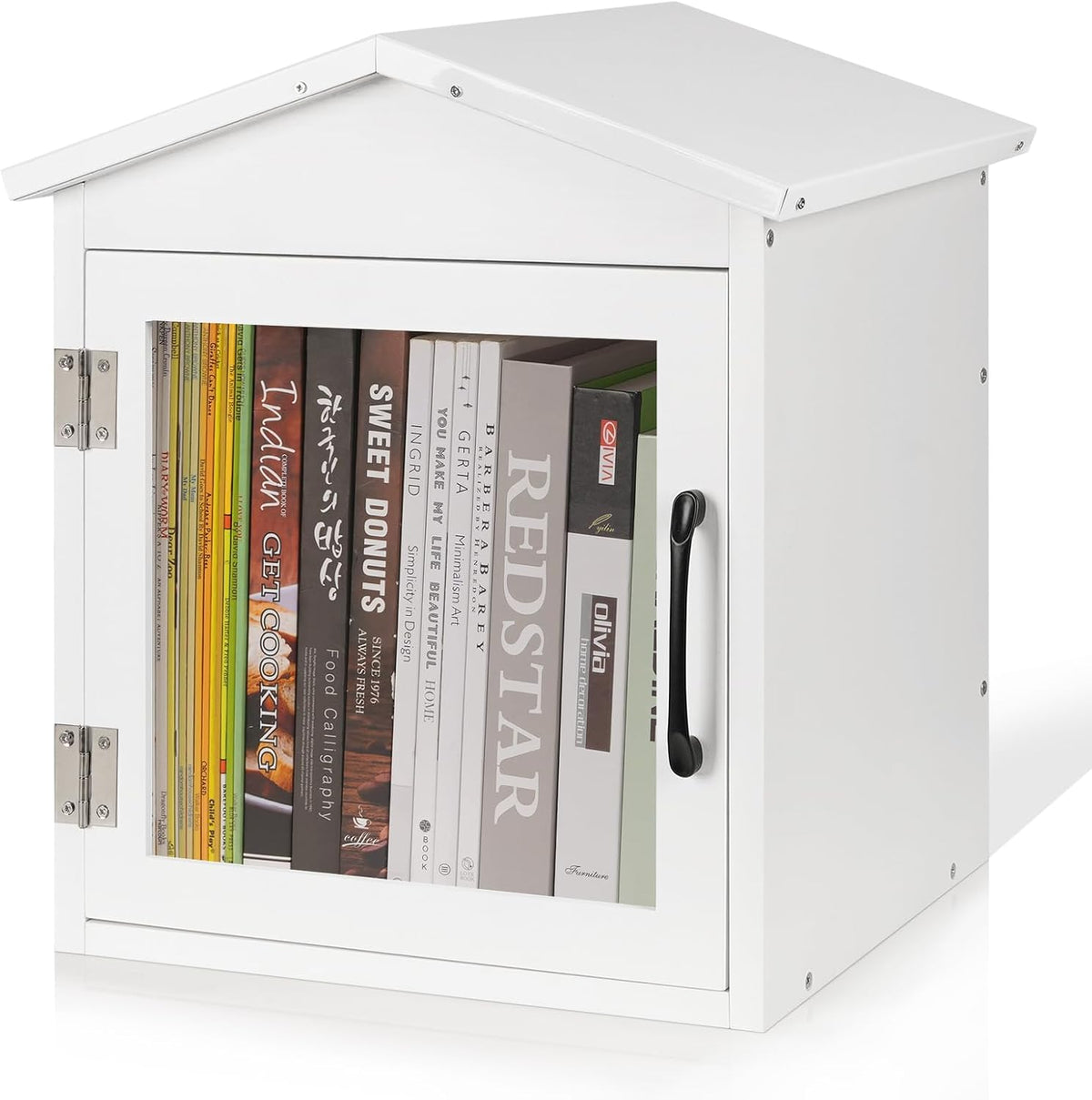 Outdoor Library Outdoor Book Box Storage, 13x11x16 Inch