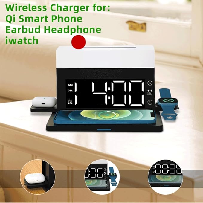 IHAO 6in1 Smart Alarm Clock