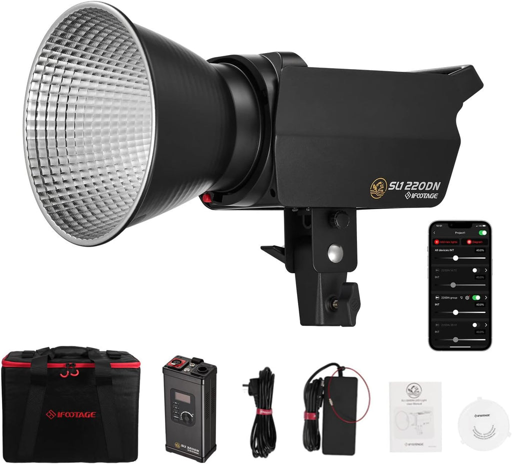 IFOOTAGE SL1 220DN LED Video Light, Continuous LED Lighting