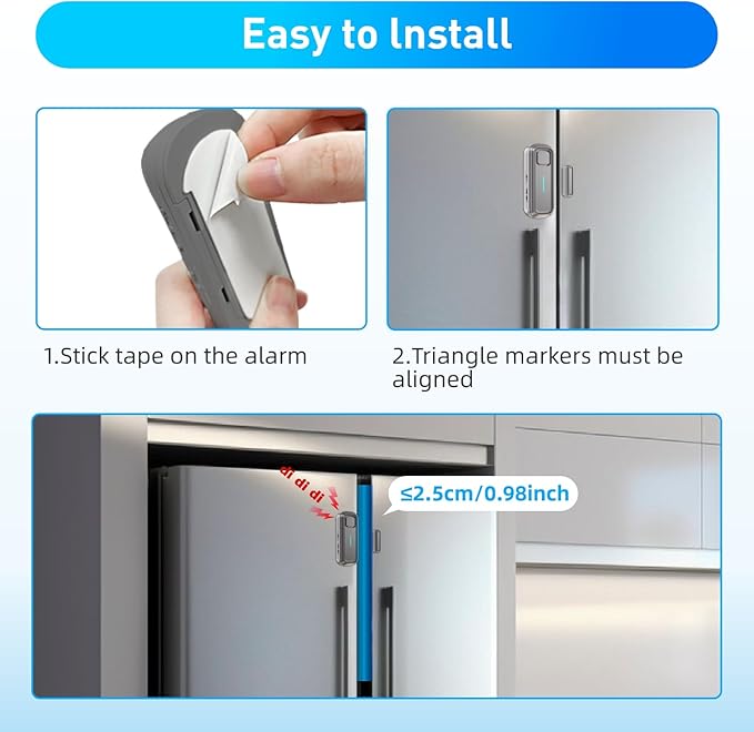 Daytech Refrigerator & Freezer Door Alarm (5PCS)