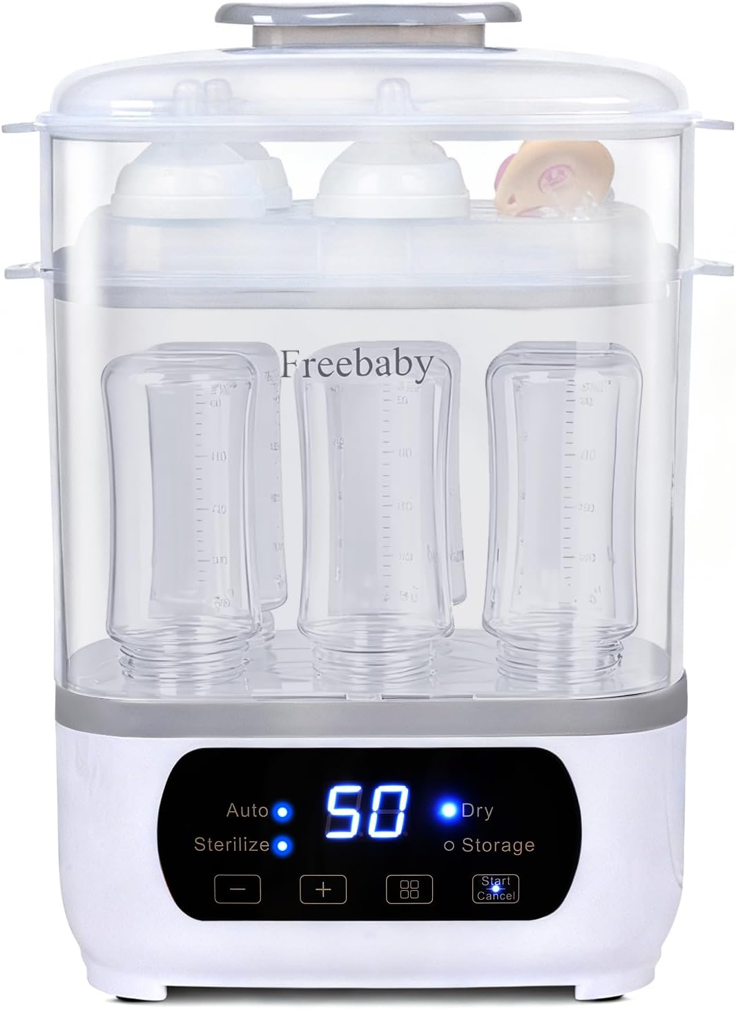 Freebaby Baby Bottle Steamer and Dryer, All-in-One Sterilizer and Dryer