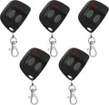 Kingdder 5 Pcs Two Button Garage Door Remote Compatible with Multicode