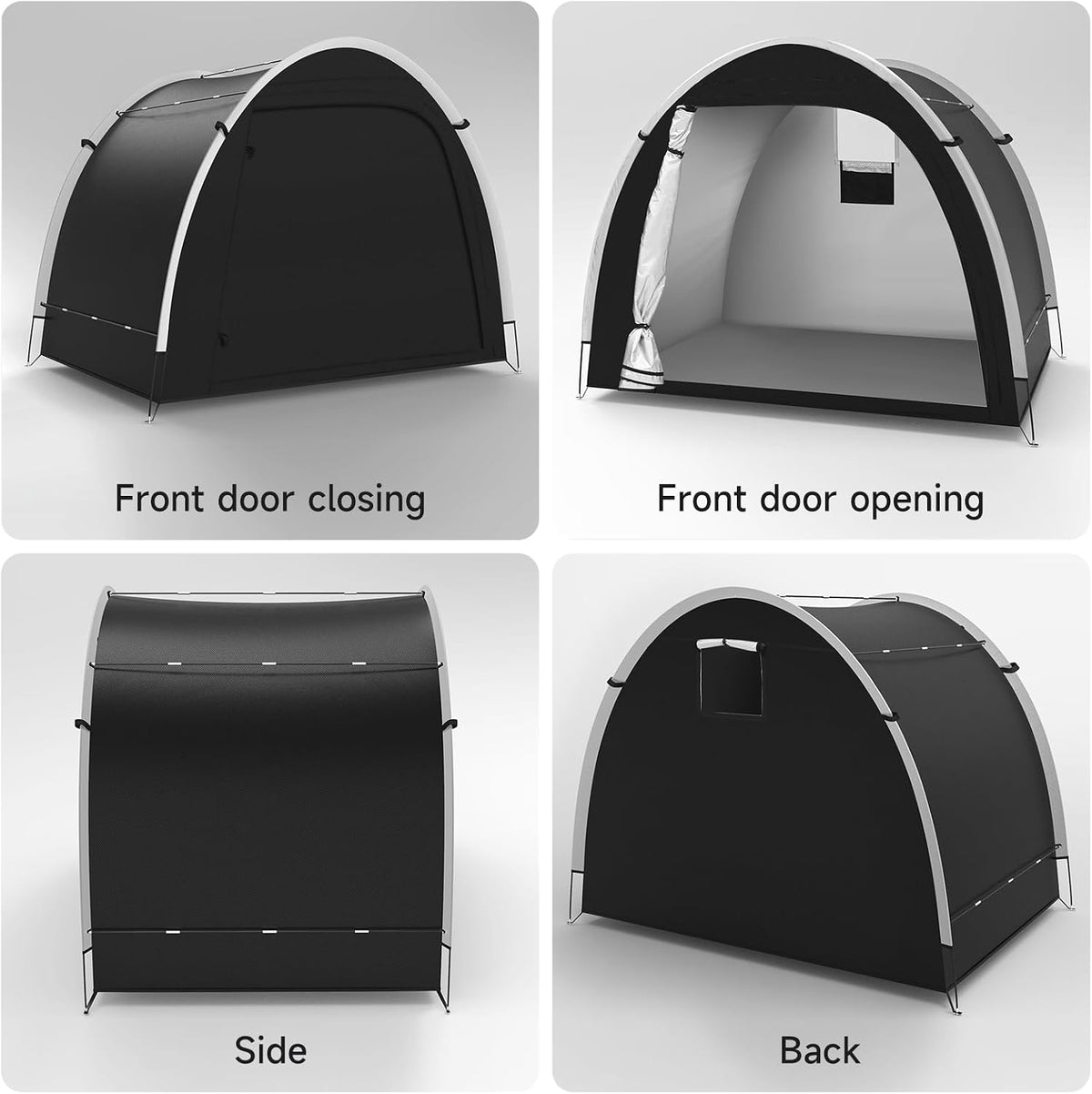 bike storage tent, pu5000 waterproof outdoor shed for on a desk or shelf