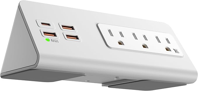 Upgraded Version Edge Mount Power Strip