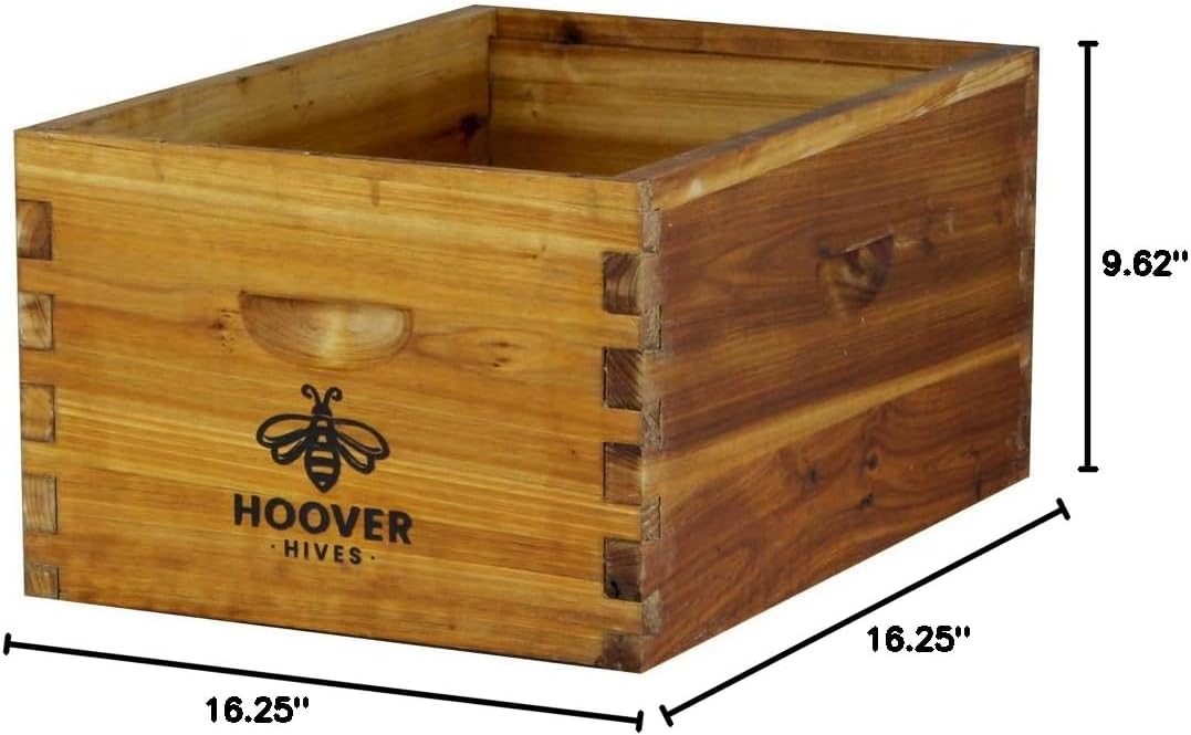 hoover hives wax-coated deep brood box, package contents