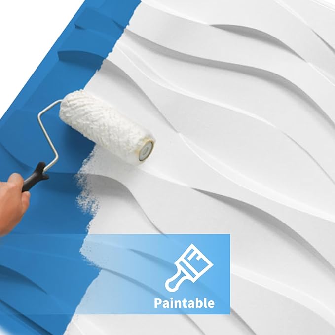 Art3d Decorative 3D Wall Panel, 32 Sq.FT PVC Interior Wall Decor