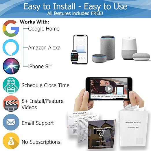 eKyro Smart Garage Door Opener
