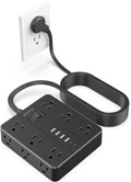 AOFO 15FT Surge Protector Power Strip, 12 AC Outlets