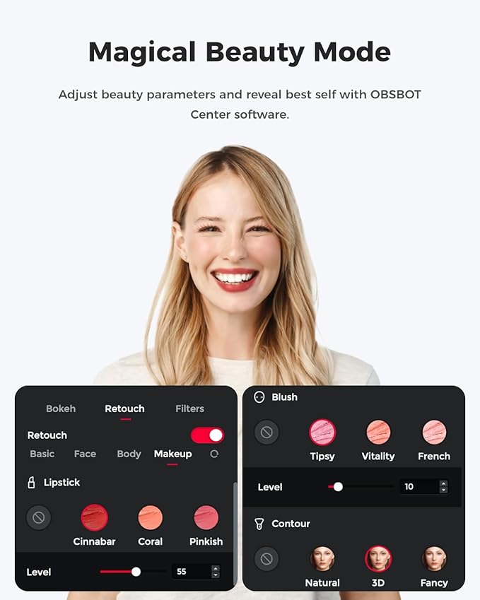 OBSBOT Meet 2-4K Webcam for PC