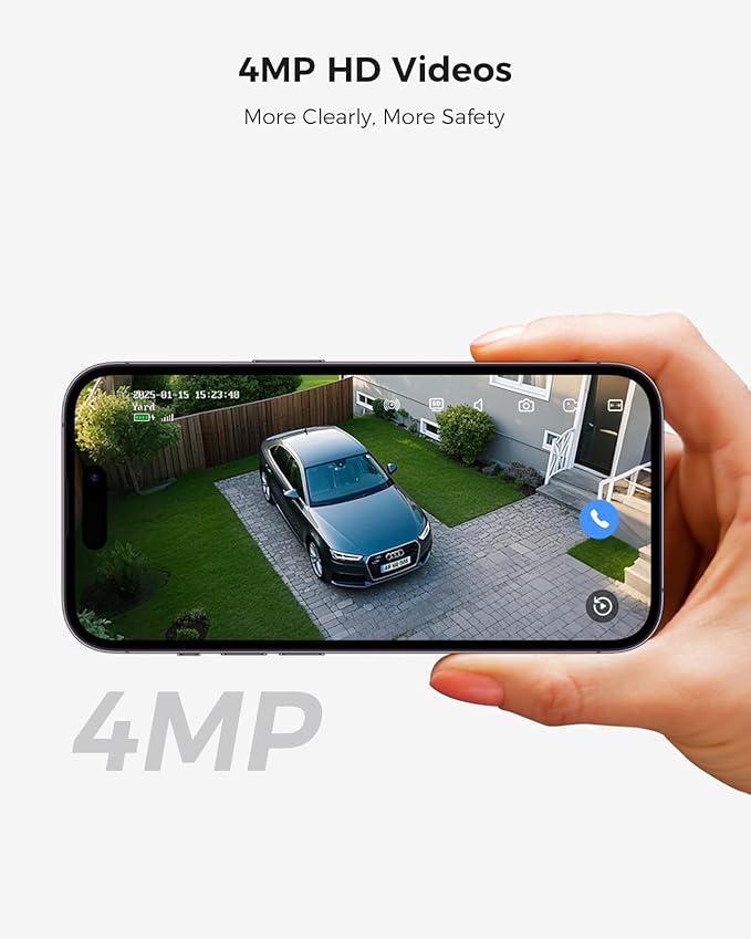 Hiseeu Security Cameras Wireless Outdoor, WiFi Pro 5G/2.4G Cameras