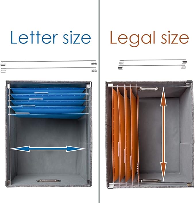 PRANDOM File Organizer Box (Set of 2)