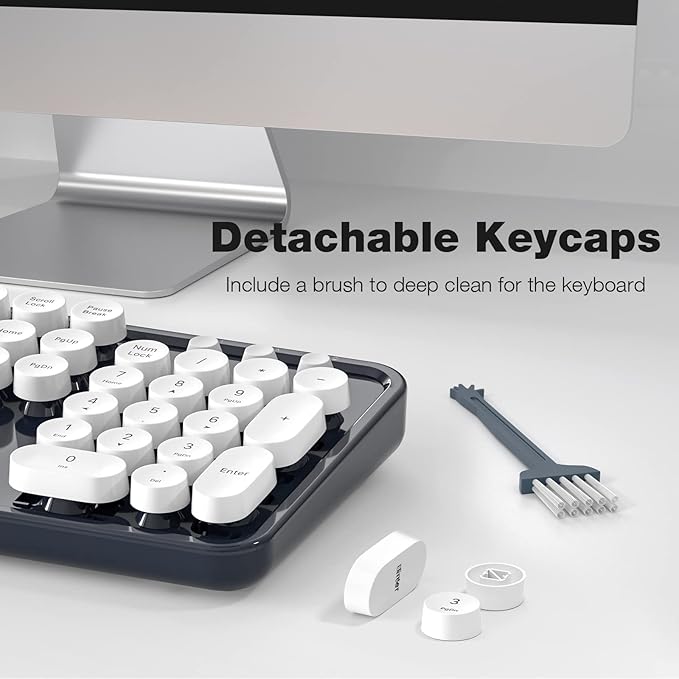 MOFII Wireless Keyboard and Mouse Combo, Computer Full Size 2.4G Plug and Play