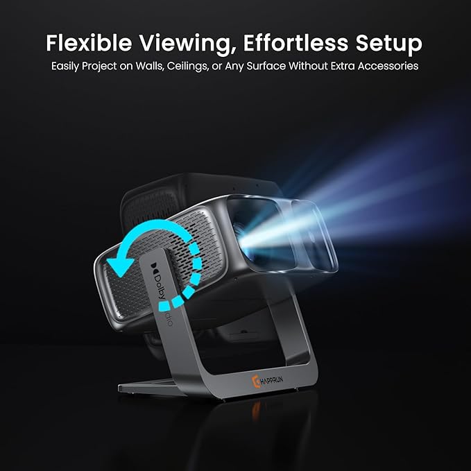2000 ANSI Official Licensed Google TV Outdoor Projector 4K Full HD, Smart