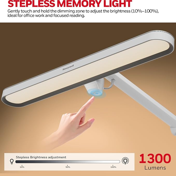 Honeywell LED Desk Lamp with Clamp