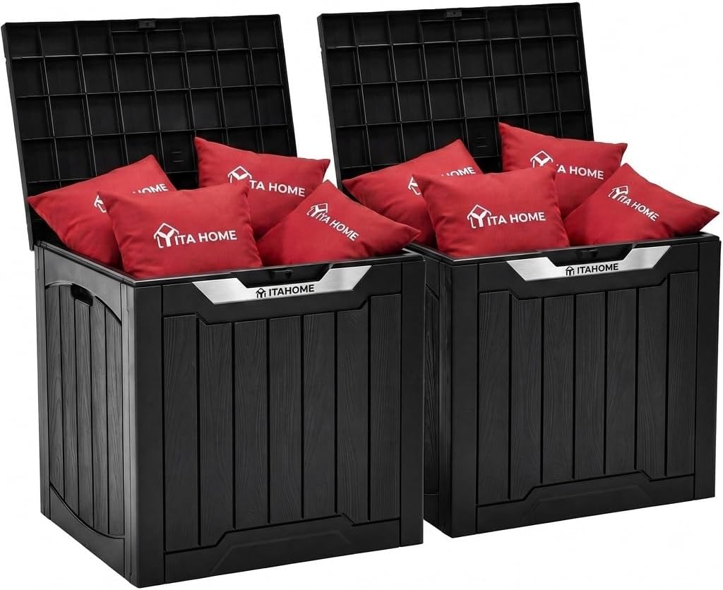YITAHOME 31 Gallon Deck Boxes Set of 2