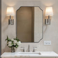 ANDY STAR Chrome Bathroom Mirror, 22x30 Inch Polished Chrome Rectangle Mirror