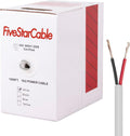 FiveStarCable 18-2 Gauge Low Voltage Stranded Cable Wire - 1000 ft
