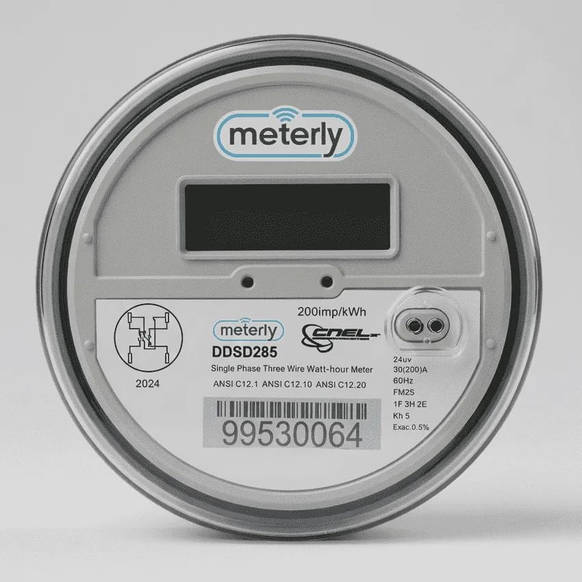 itron centron ssem cl200 kwh meter, type c1s, side view