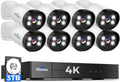 Hiseeu 4K Wired Security Camera System (8PCS)