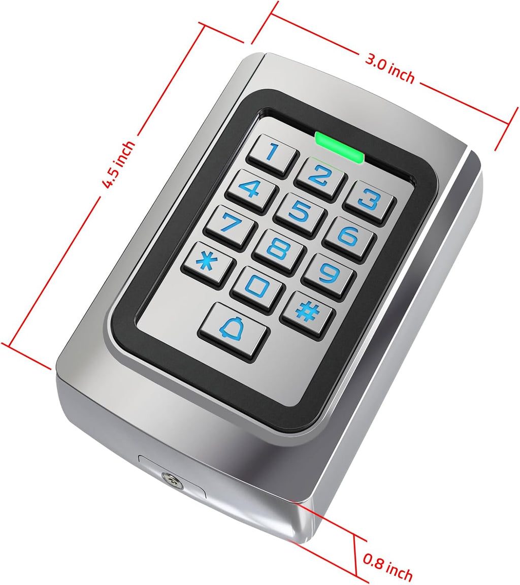 universal wired access control keypad, pin code & on a desk or shelf