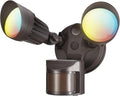LEONLITE 3CCT LED Security Light, Motion Sensor Outdoor Lights, Dusk to Dawn