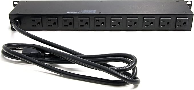 StarTech.com 16 Outlet Horizontal 1U Rack Mount PDU Power Strip