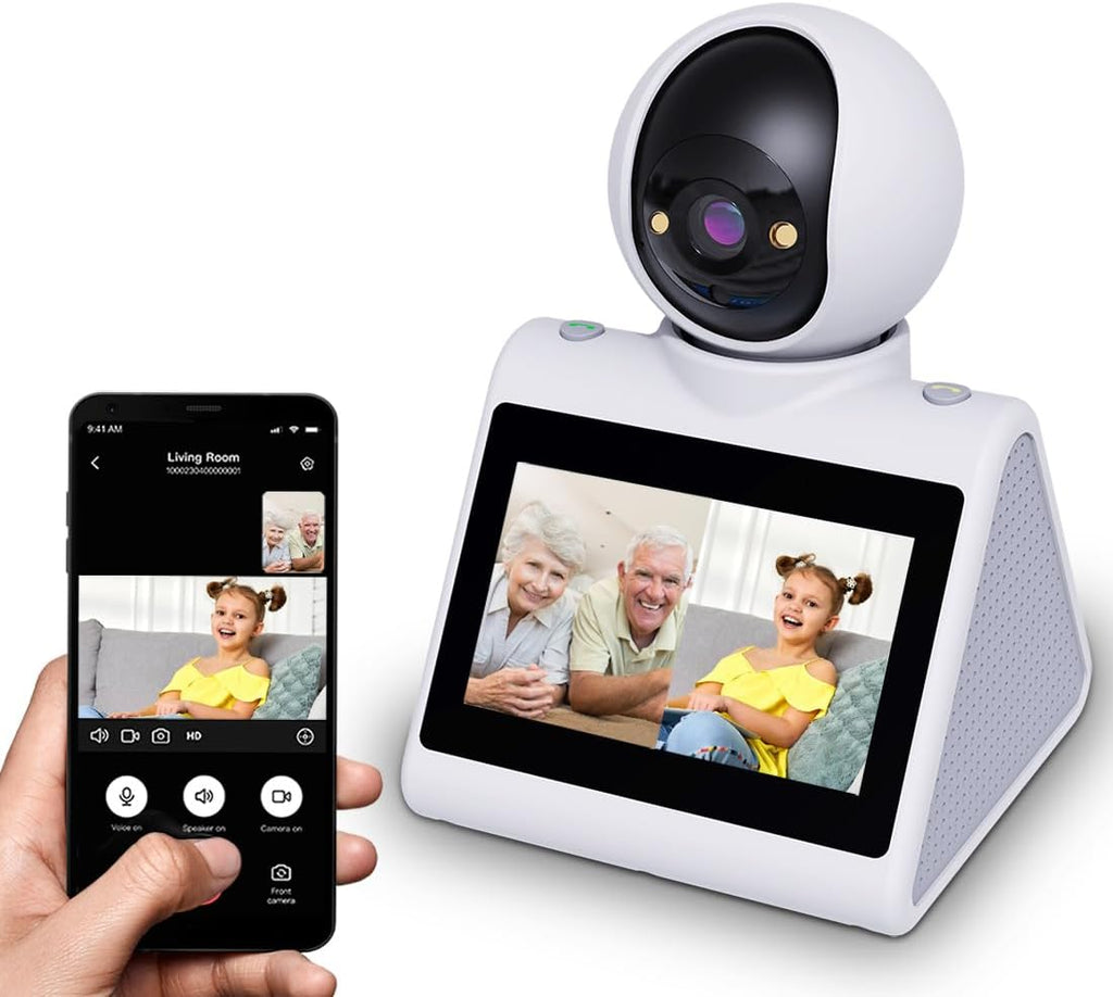 SIYZHOP Indoor Home Security Camera, Pet Dog Camera, Two Way Video Camera