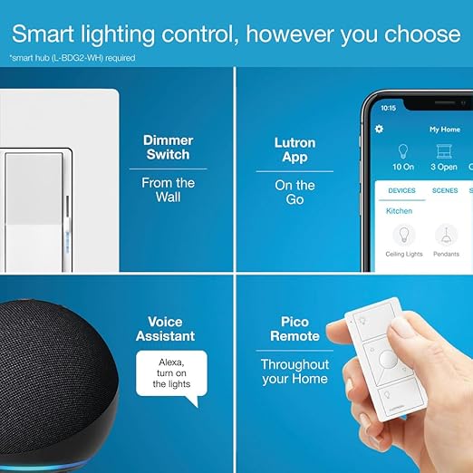 Lutron Diva Smart Dimmer Light Switch