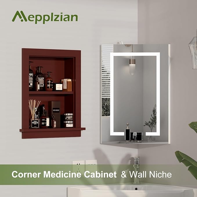 Recessed Medicine Cabinet Inset, Bathroom Wall Niche Insert
