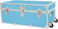 Rhino Classic Camp & College Trunk with Wheels, Footlocker, Dorm Storage