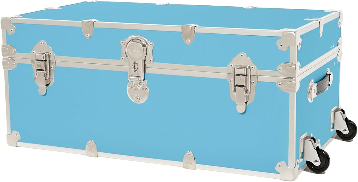 Rhino Classic Camp & College Trunk with Wheels, Footlocker, Dorm Storage