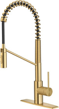 KRAUS Oletto Commercial Style Single Handle Pull Down Kitchen Faucet