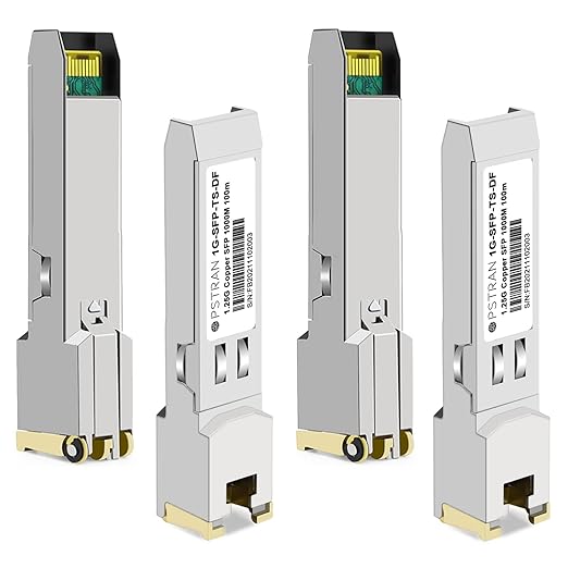 OPSTRAN 1000BASE-T SFP RJ45 Copper Transceiver Module Compatible (4 Pack)