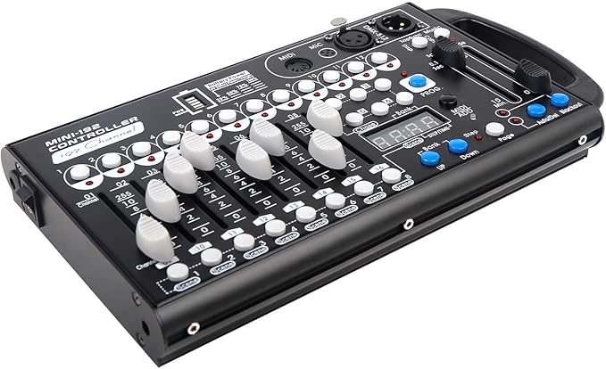 Battery Dmx Controller with Midi, Portable Dmx Controller