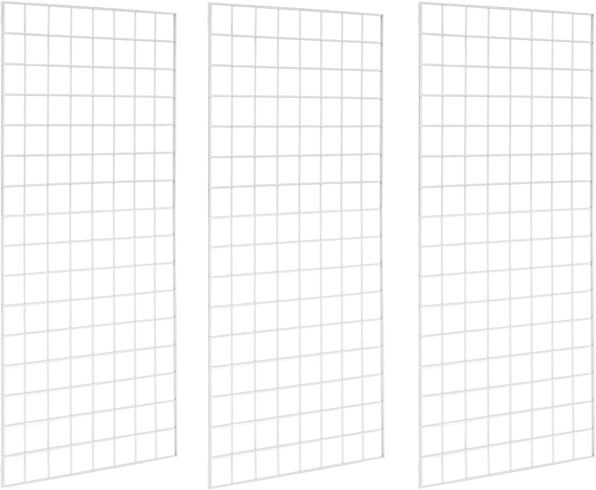 NeeSeeYee Commercial Grade Gridwall Panels – Heavy Duty Grid Panel