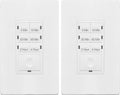 ENERLITES 4-Hour No Neutral Wire Countdown Timer Switch, 5-10-30-60 Min (2 Pack)