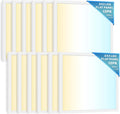 Sunco 12 Pack 2x2 LED Flat Panel Light, Dual Selectable CCT 4000K/5000K/6000K &