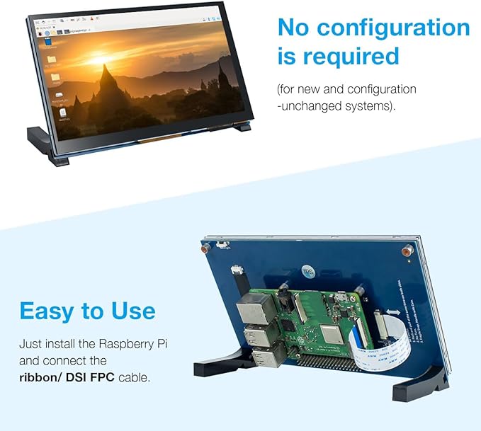 Hosyond 7 Inch Touchscreen IPS DSI Display Compatible