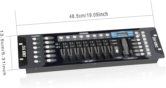 DMX Controller for dj Lights Dmx512 Light Controllers 192 Channel DMX Board