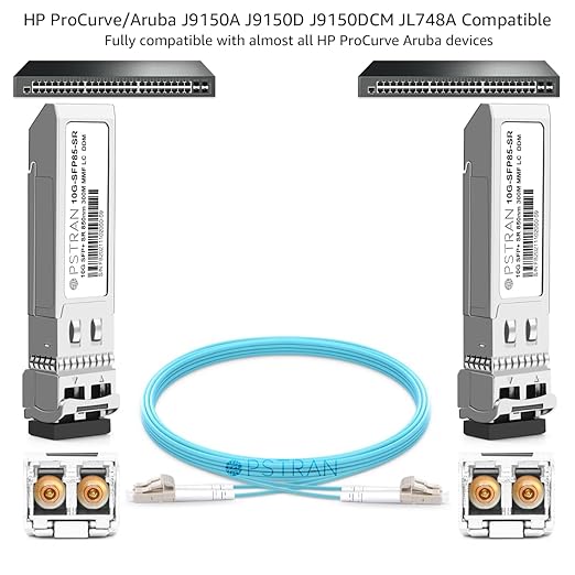 OPSTRAN 10GBASE-SR SFP+ Optical Transceiver Module Compatible (10 Pack)