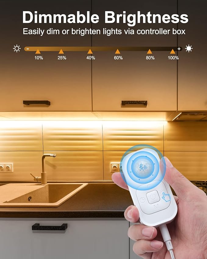 Feuymoent Motion Sensor LED Strip Light