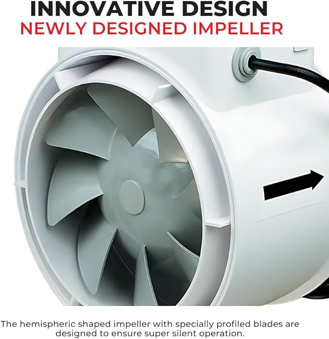 VENTS-US TT 200-8 inch Inline Fan