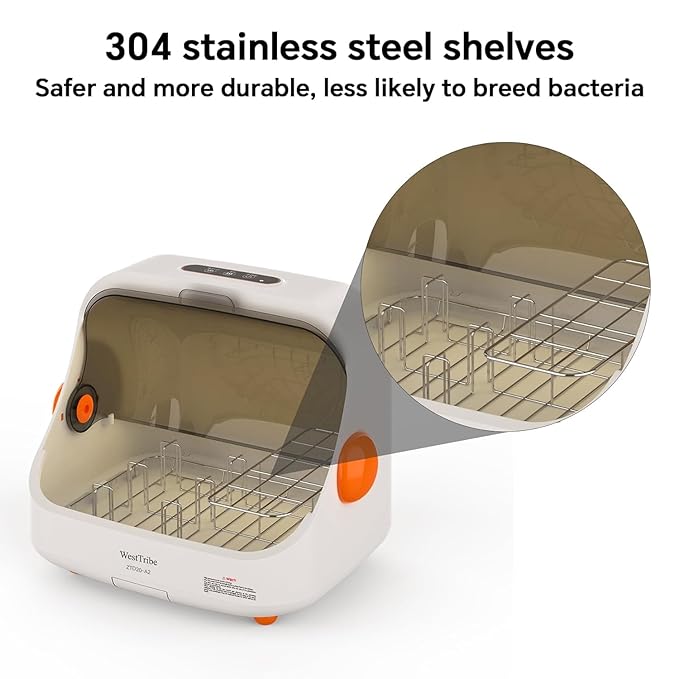Baby Bottle Sterilizer and Dryer – UV Sterilizer 20L Large Capacity, Hot Air