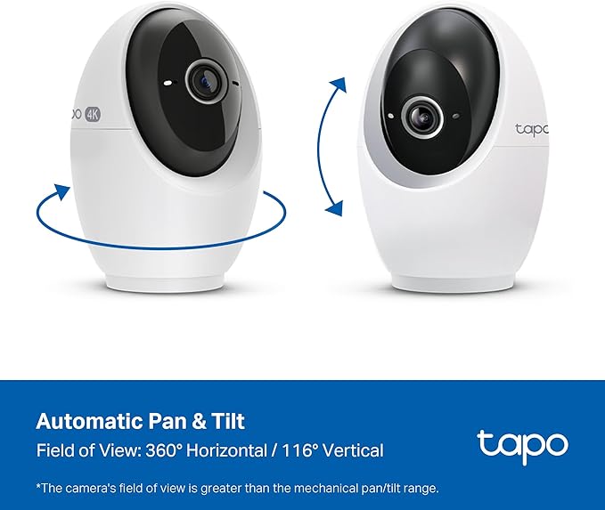 Tapo 4K Pan/Tilt Indoor Security Camera