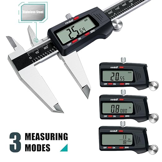 Kynup Digital Caliper, 8 Inch Micrometer Caliper Tool, Vernier Caliper
