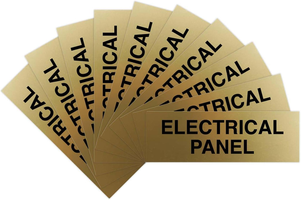 All Quality Basic Electrical Panel Sign (10 Pack)