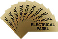 All Quality Basic Electrical Panel Sign (10 Pack)