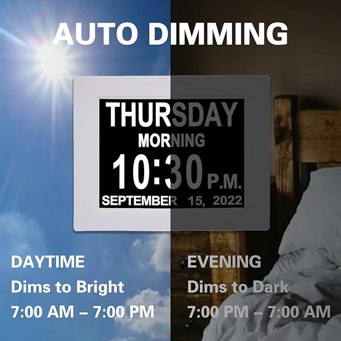 【New 2024】 Digital Calendar Alarm Day Clock -