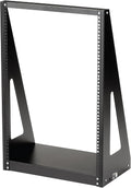 StarTech.com 2-Post 16U Heavy-Duty Desktop Server Rack, Small Open Frame 19in